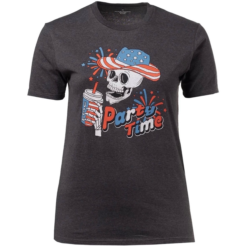 Party Time Skull- Americana Design - Women’s size Large